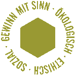 logo gewinn mit sinn helles moosgruen